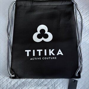 New with Tags Titika Active Couture Black String Bag